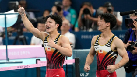 El japonés Shinnosuke Oka gana el oro en All-Around de gimnasia en París