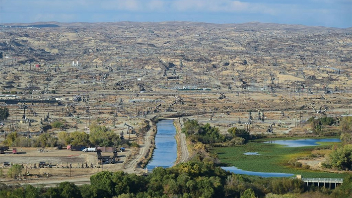 Bakersfield del condado de Kern, California, en una foto de archivo. (Frederic J. Brown/AFP vía Getty Images)
