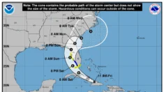 Emiten alerta de tormenta tropical en la costa del Golfo de Florida