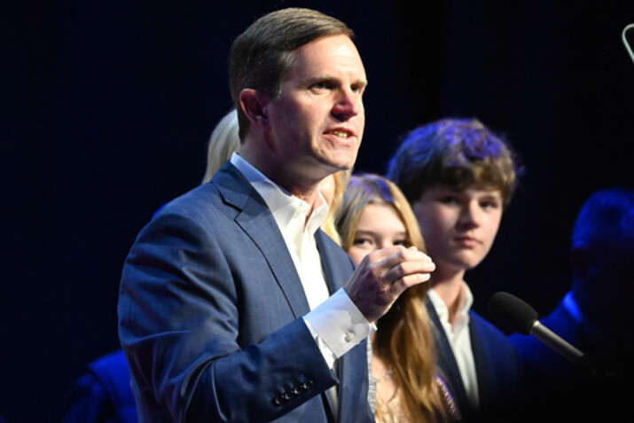 El gobernador de Kentucky, Andy Beshear. (Stephen Cohen/Getty Images)