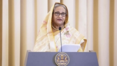 Primera ministra de Bangladés, Sheikh Hasina, aterriza en la India tras su dimisión