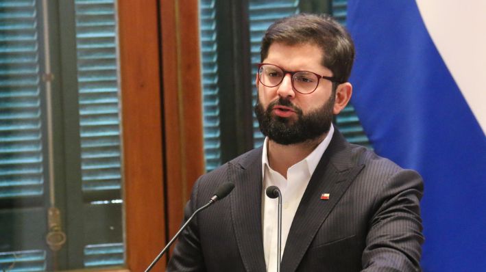 Fotografía de archivo del presidente de Chile, Gabriel Boric. (EFE/ Nina Osorio)