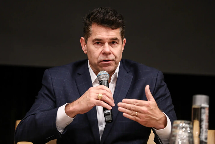 Casey Fleming, director ejecutivo de BlackOps Partners Corporation, habla en la conferencia Borderless Cyber ​​en Washington el 4 de octubre de 2018. (Samira Bouaou/The Epoch Times)