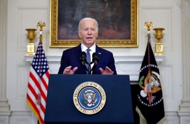 El presidente Joe Biden pronuncia un discurso sobre Oriente Medio en la Casa Blanca el 31 de mayo de 2024. (Chip Somodevilla/Getty Images)