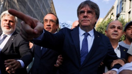 Puigdemont, el líder separatista catalán se dirige a Bélgica tras eludir su detención en España