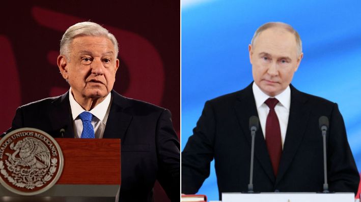 El presidente de México, Andrés Manuel López Obrador, habla durante su conferencia de prensa matutina este lunes, en el Palacio Nacional de Ciudad de México (México). EFE/ José Méndez