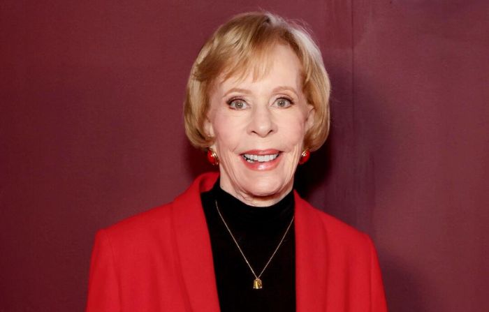 Carol Burnett asiste al evento oficial de los Emmy FYC "Palm Royale" de Apple TV+ en Los Ángeles el 11 de mayo de 2024. (Amy Sussman/Getty Images)
