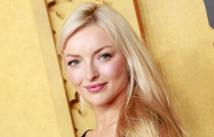 Francesca Eastwood llega al estreno de la serie original de Apple TV+ "Shantaram" en Westwood, California, el 3 de octubre de 2022. (Michael Tran/AFP vía Getty Images)

