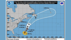 Ernesto se acerca a las Bermudas y se fortalece a huracán de categoría 2