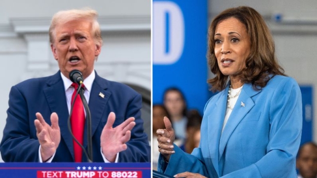 Trump llama a Harris “comunista” y compara algunos de sus métodos con los de Maduro