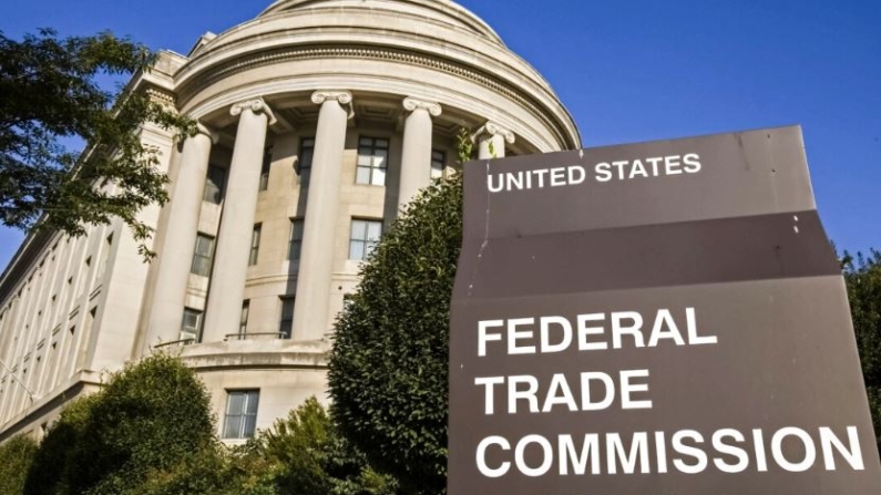 El edificio de la Comisión Federal de Comercio en Washington, el 19 de septiembre de 2006. (Paul J. Richards/AFP vía Getty Images)