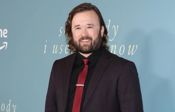 Haley Joel Osment asiste al estreno en Los Ángeles de "Somebody I Used to Know" de Prime Video en Culver City, California, el 1 de febrero de 2023. (Amy Sussman/Getty Images)
