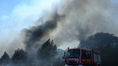 El Plan Infoex da por controlado el incendio forestal en Pasarón de la Vera