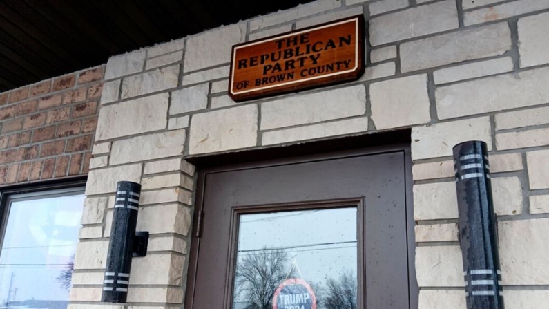 Vista de la sede local del Partido Republicano en el condado de Brown, Wisconsin, el 4 de abril de 2024. (Nathan Worcester/The Epoch Times)