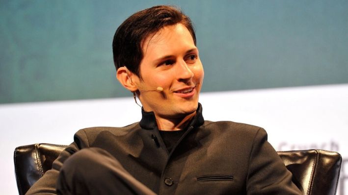 Pavel Durov, director ejecutivo y cofundador de Telegram, habla en el escenario durante el primer día de TechCrunch Disrupt SF 2015 en Pier 70 en San Francisco el 21 de septiembre de 2015. (Steve Jennings/Getty Images para TechCrunch)