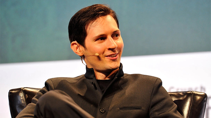 Pavel Durov, CEO y cofundador de Telegram habla en el escenario durante el primer día de TechCrunch Disrupt SF 2015 en Pier 70 el 21 de septiembre de 2015 en San Francisco, California. (Steve Jennings/Getty Images para TechCrunch)