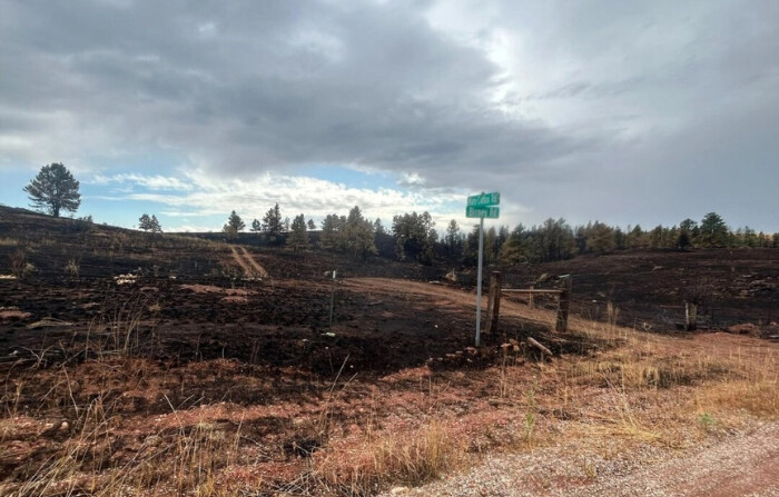 Perímetro del incendio de Remington, en Wyoming, en agosto. (Cortesía del Equipo de Gestión de Incidentes del Suroeste).
