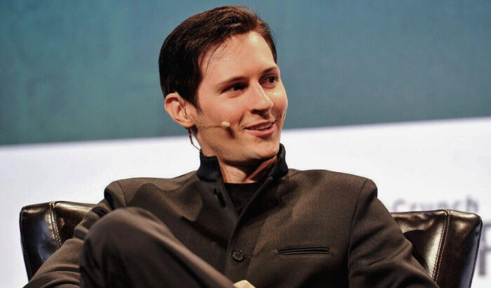 Pavel Durov, CEO y cofundador de Telegram, habla en el escenario durante el primer día de TechCrunch Disrupt SF 2015 en Pier 70 el 21 de septiembre de 2015 en San Francisco, California. (Steve Jennings/Getty Images para TechCrunch)