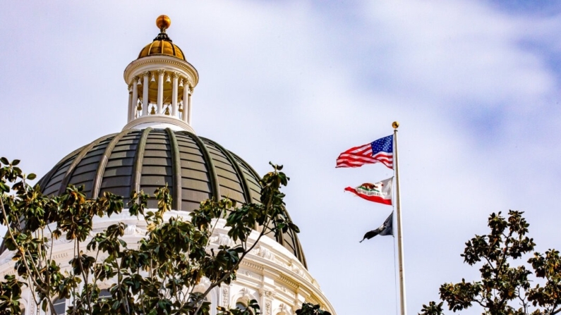 El Capitolio de California en Sacramento el 18 de abril de 2022. (John Fredricks/The Epoch Times)