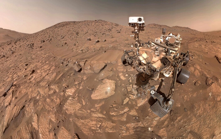 Una selfie del rover Perseverance en Marte, el 23 de julio de 2024. (NASA vía AP)