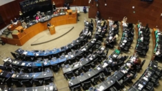 Manifestantes irrumpen el Senado mexicano ante la posible aprobación de la reforma judicial