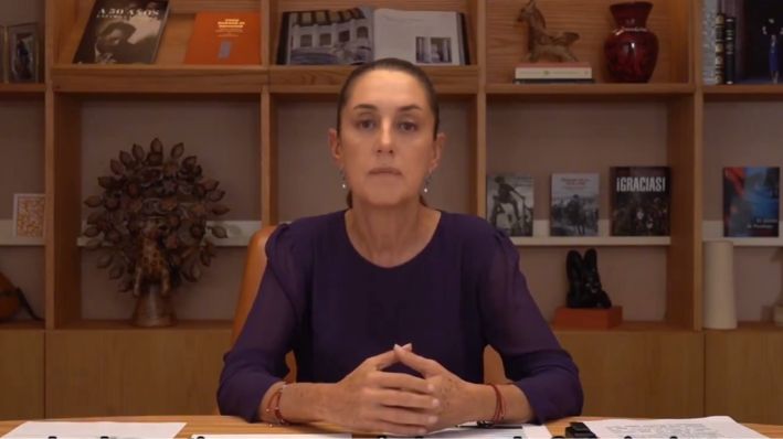 Captura de pantalla de mensaje de la presidenta electa, Claudia Sheinbaum, sobre la mayoría calificada avalada por el Tribunal Electoral. (Cortesía: Comunicación de Claudia Sheinbaum)