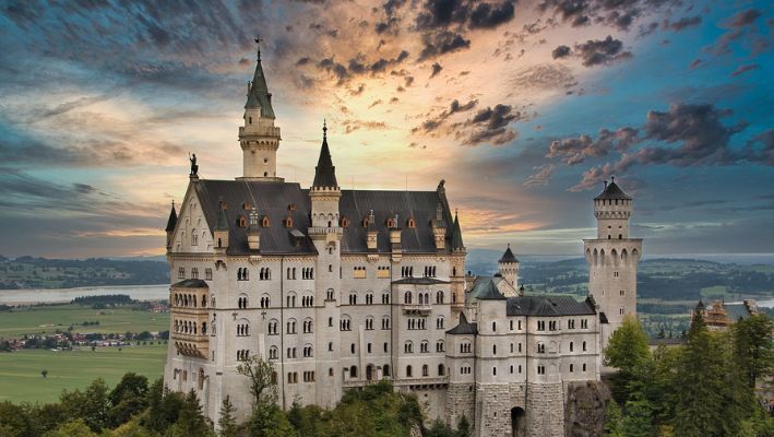 Castillo Neuschwanstein, en Alemania. (Hans-Jürgen Münzer/Pixabay)