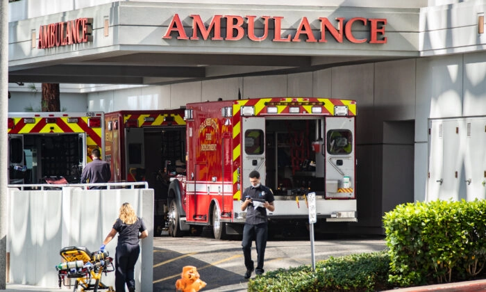 Un hospital en el sur de California el 9 de agosto de 2021. John Fredricks/The Epoch Times