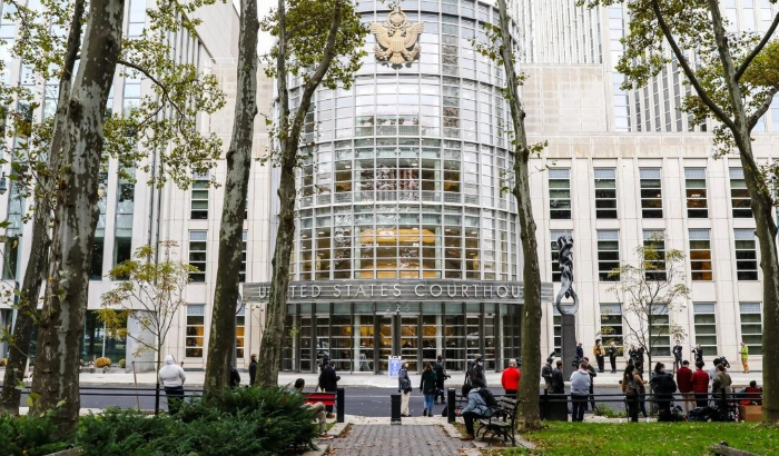 La Corte del Distrito Este de la ciudad de Nueva York, el 7 de febrero de 2019. (Spencer Platt/Getty Images)
