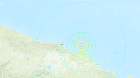 Terremoto de magnitud 6.2 sacude la costa de Papúa Nueva Guinea.