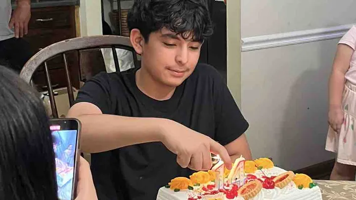 El adolescente Christian Angulo, de 14 años. (Crédito: Gofundme)