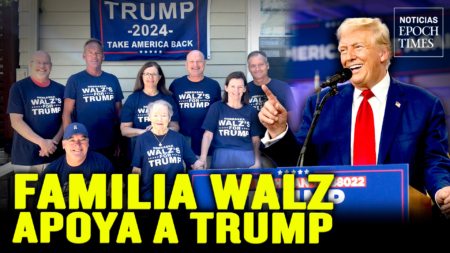 Familia de Walz muestra su apoyo a Trump en una imagen que se viralizó | NET