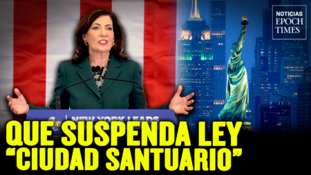 Instan a la gobernadora de Nueva York, Kathy Hochul, suspender leyes de “ciudad santuario” | NET