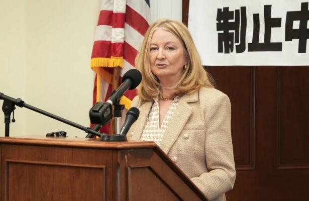 Nina Shea, miembro senior y directora del Centro para la Libertad Religiosa del Instituto Hudson, habla en una sesión informativa sobre la sustracción forzada de órganos celebrada en el Cannon House Office Building de Washington, el 4 de septiembre de 2024. (Alex Martin para The Epoch Times)