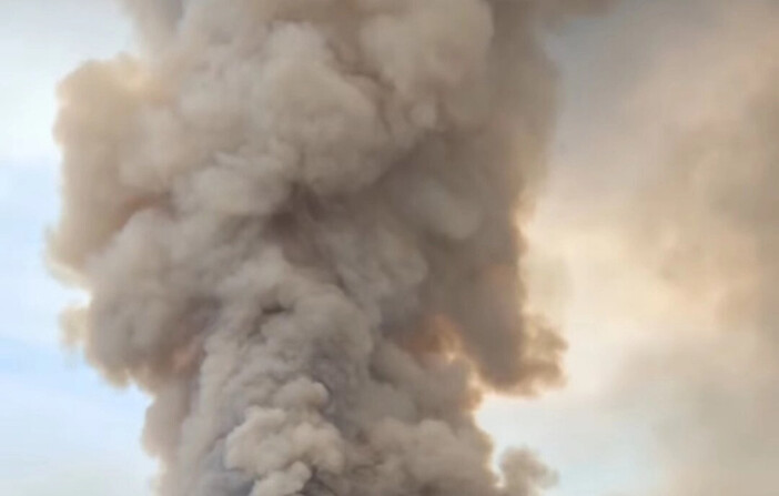 El incendio Bridge Fire, en los condados de Los Ángeles y San Bernardino, se propagó hasta alcanzar 54 millas cuadradas durante la noche del 10 de septiembre de 2024. (Bosque Nacional de Los Ángeles). 