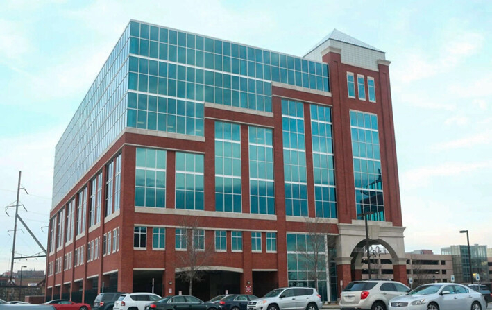 La sede de Navient Corp., una empresa de préstamos estudiantiles, en Wilmington, Delaware, el 2 de abril de 2014. (William Bretzger/The Wilmington News-Journal vía AP, Archivo)