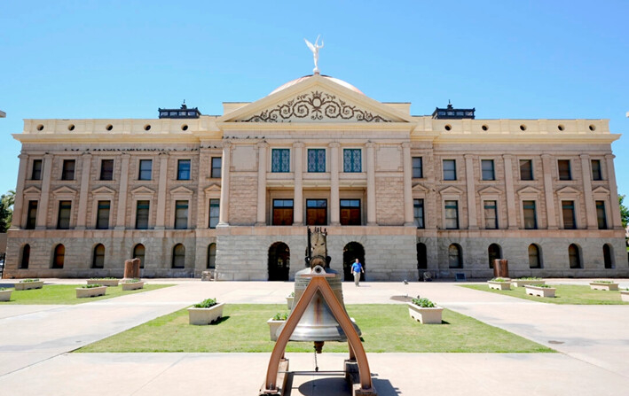 El Capitolio de Arizona en Phoenix, el 11 de abril de 2024. (Ross D. Franklin/AP Photo)