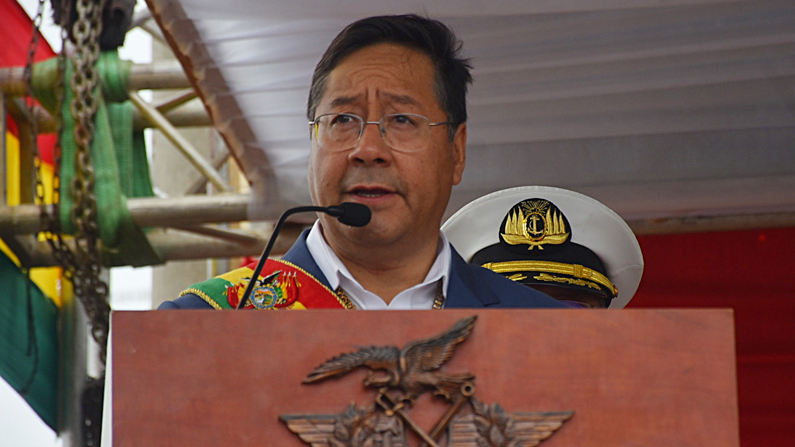 Foto de archivo del presidente de Bolivia, Luis Arce. (EFE/STR)