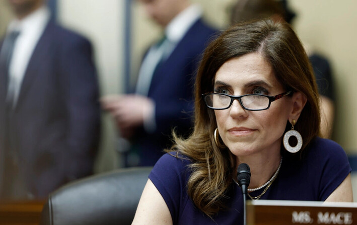 La representante Nancy Mace (R-S.C.) en Washington en una imagen de archivo. (Anna Moneymaker/Getty Images)