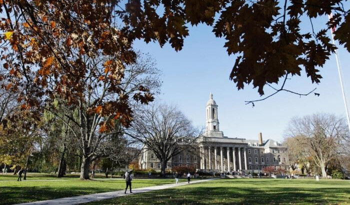 El campus de la Universidad Estatal de Pensilvania en University Park, Pensilvania, el 8 de noviembre de 2011. (Rob Carr/Getty Images)