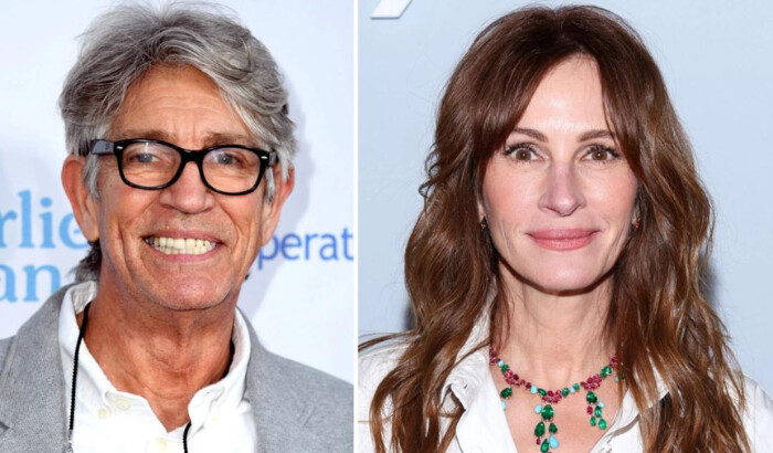 (Izquierda) Eric Roberts asiste al evento Celebración de las Sonrisas en Malibú, California, el 12 de diciembre de 2021. (Derecha) Julia Roberts asiste al lanzamiento y cena de la Colección Chopard de Julia Roberts en Los Ángeles, California, el 8 de marzo de 2024. JC (Olivera/Getty Images; Phillip Faraone/Getty Images para Chopard)