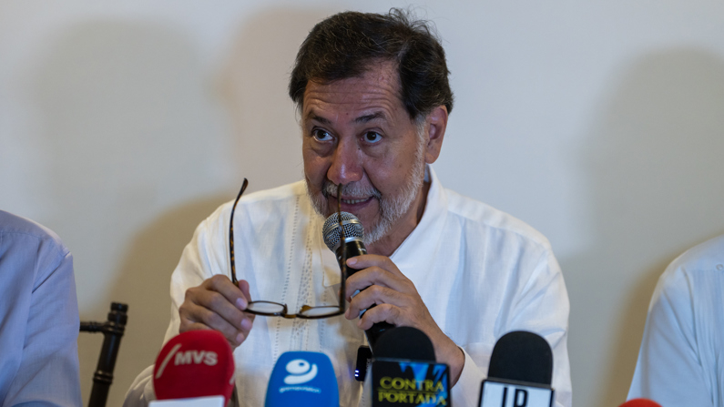 Foto de archivo de Gerardo Fernández Noroña, presidente del Senado mexicano. (EFE/ Miguel Sierra)