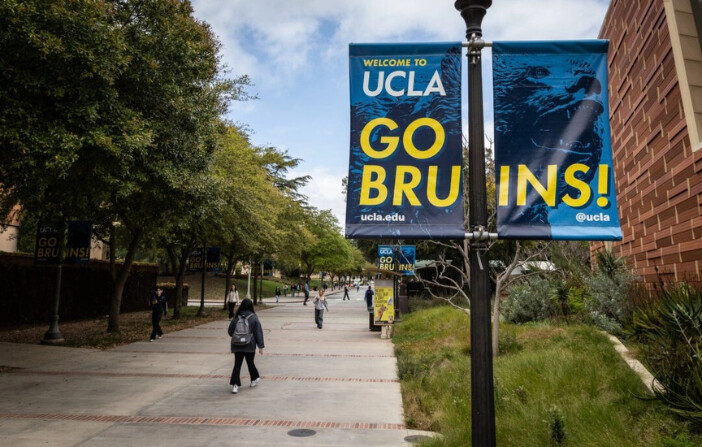 El campus de la UCLA en Los Ángeles, el 25 de abril de 2024. (John Fredricks/The Epoch Times)