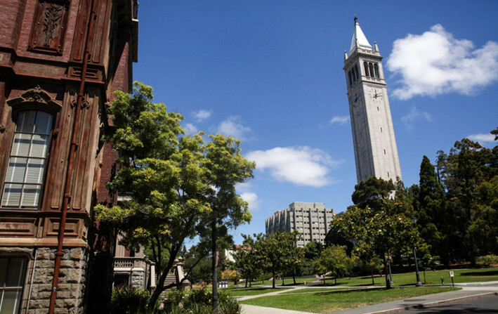 El campus de la Universidad de California en Berkeley, el 22 de julio de 2020. (Justin Sullivan/Getty Images)