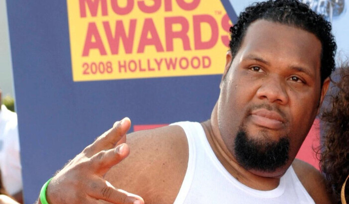 DJ Fatman Scoop llega a los MTV Video Music Awards 2008 celebrados en Paramount Pictures Studio Lot en Los Ángeles el 7 de septiembre de 2008. (Chris Pizzello/AP Photo)