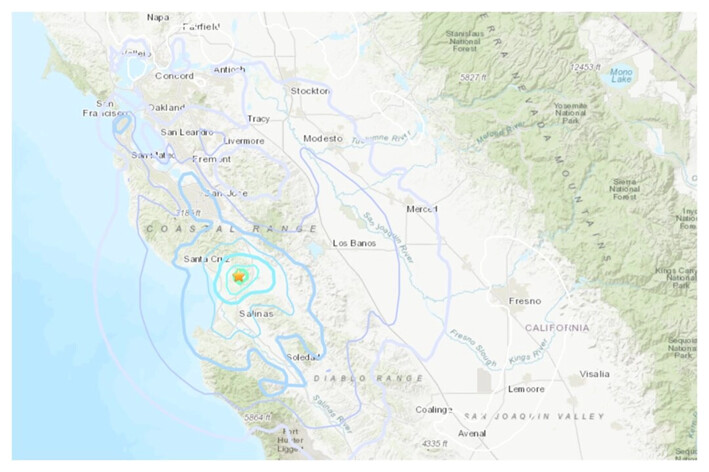 Sismo de magnitud 4.2 sacude el sur de San Francisco