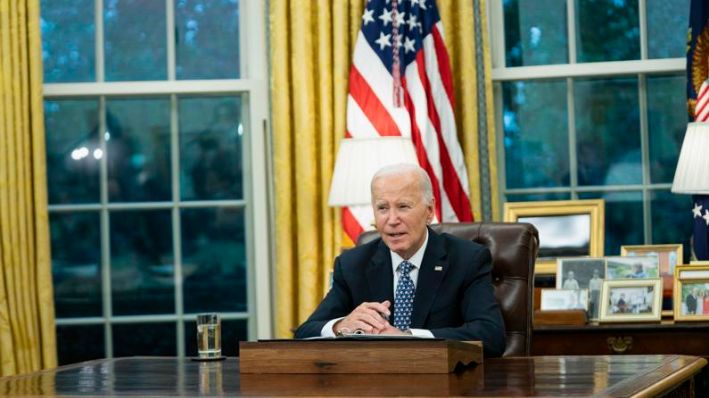 El presidente Joe Biden en una imagen de archivo. (EFE/EPA/BONNIE CASH / POOL)