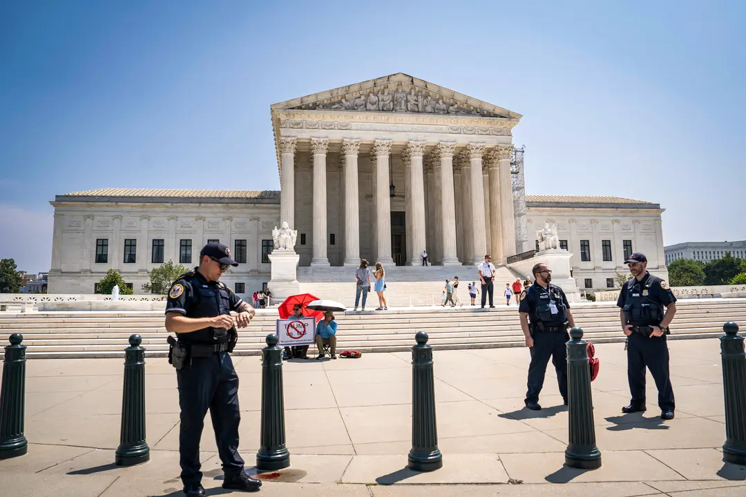 La Corte Suprema de EE.UU. en Washington el 29 de julio de 2024. (Madalina Vasiliu/The Epoch Times)