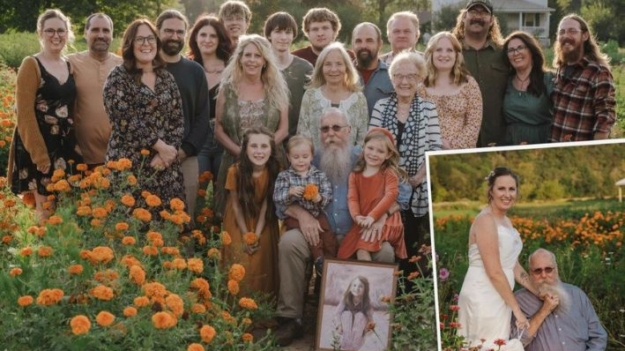 Padre con cáncer cree que asiste a sesión de fotos familiar hasta que ve a su hija vestida de blanco