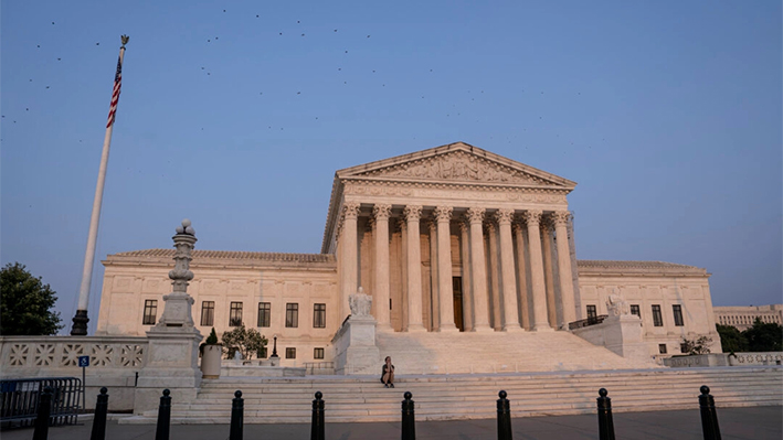 El edificio de la Corte Suprema de EE. UU. en Washington el 14 de agosto de 2024. (Madalina Vasiliu/The Epoch Times)